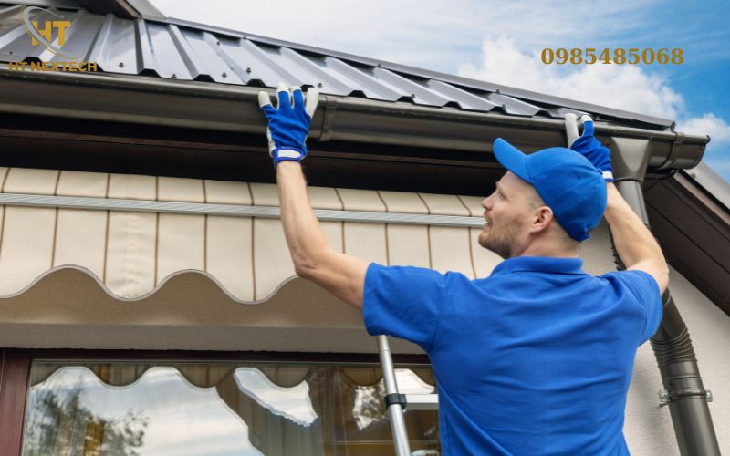 Lắp đặt máng nước đúng kỹ thuật