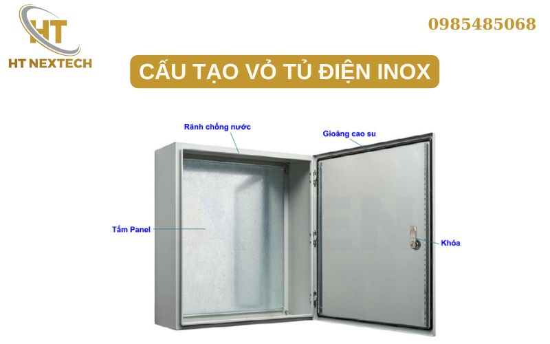 Cấu tạo của vỏ tủ điện inox