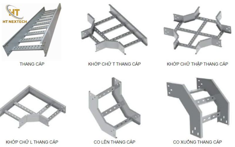 Các chi tiết của thang cáp