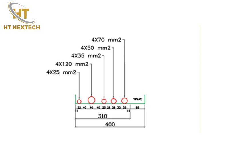 Kích thước máng cáp điện
