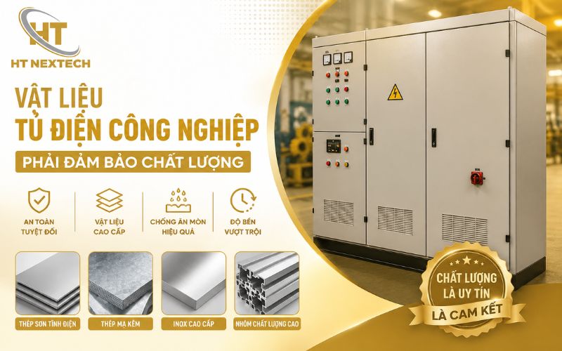 Vật liệu tủ điện công nghiệp phải đảm bảo chất lượng