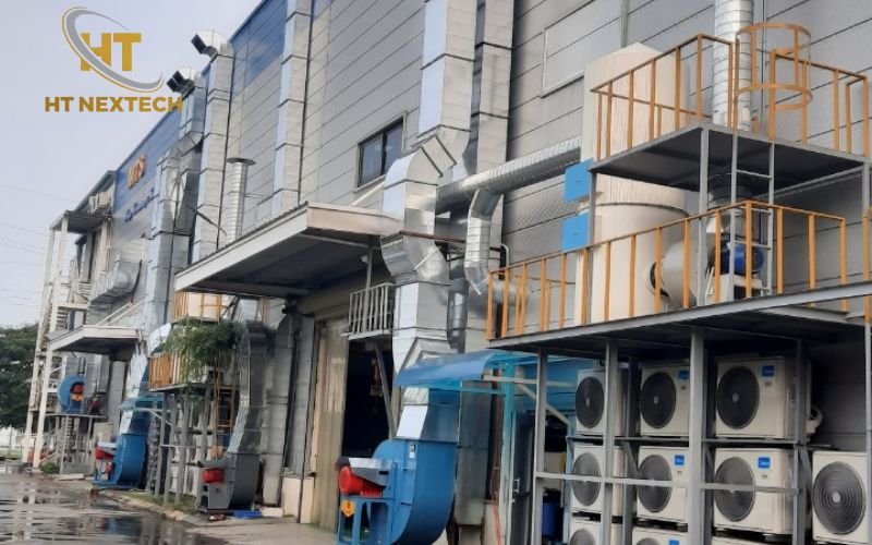 Thi công lắp đặt hệ thống thông gió hút khói PCCC tại nhà xưởng