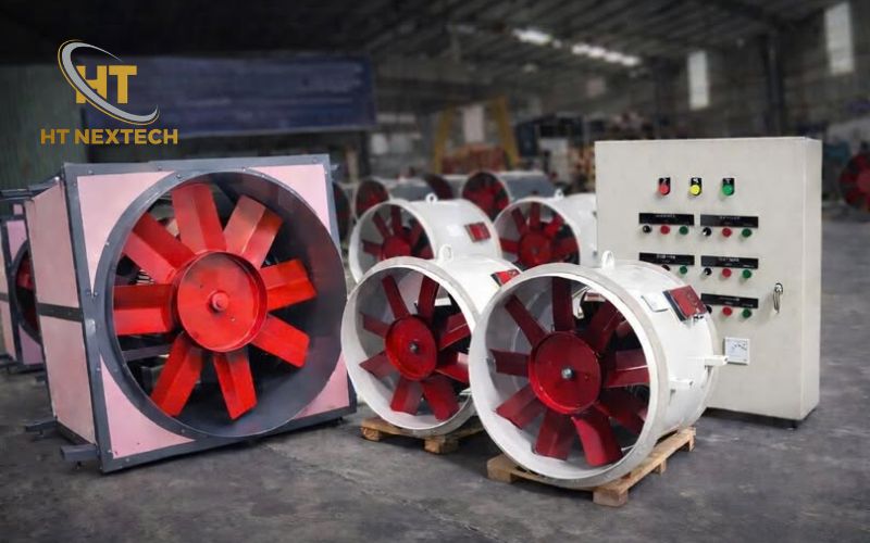 Tủ điện quạt hút khói