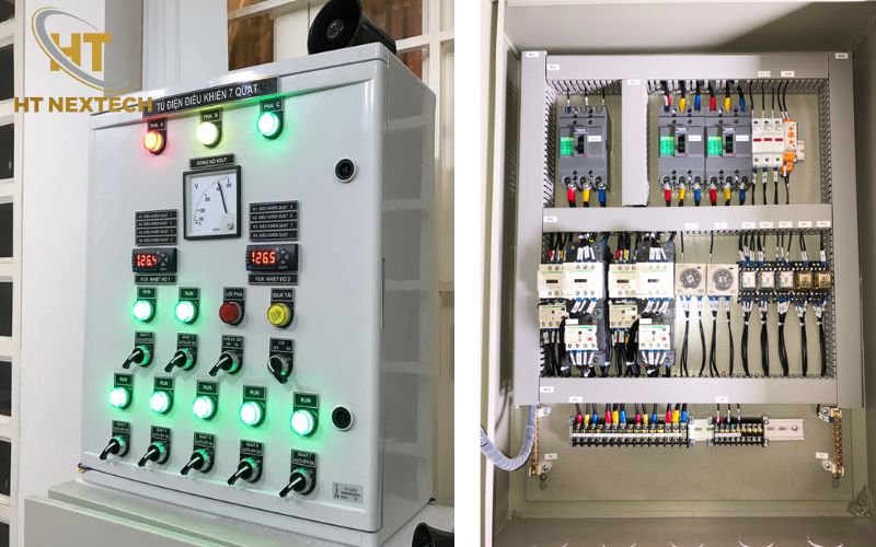 Tủ điều khiển giúp kiểm soát và điều chỉnh lưu lượng không khí