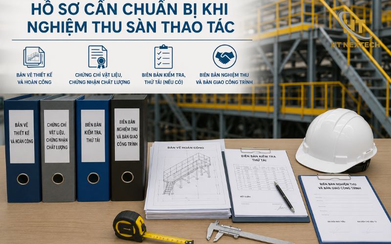 Hồ sơ cần chuẩn bị khi nghiệm thu sàn thao tác