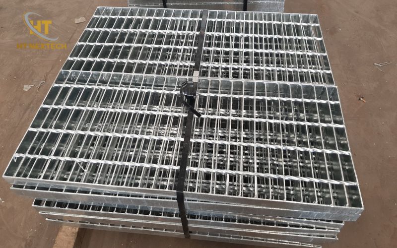Sàn grating thép mạ kẽm nhúng nóng