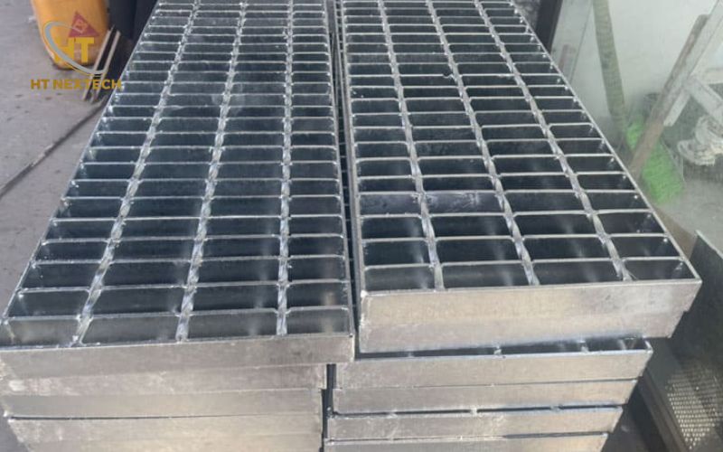 Sàn grating thép sơn tĩnh điện